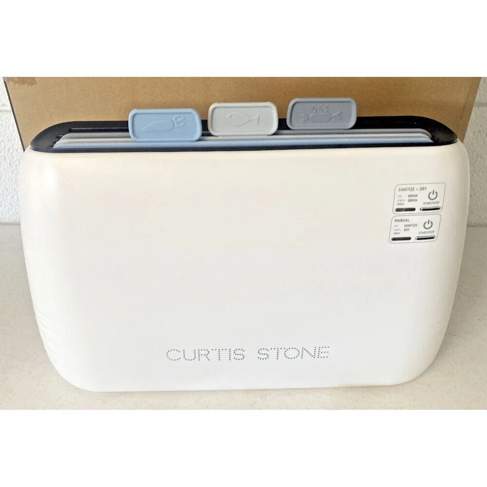 Curtis Stone UV Knife Block With Cutting Boards & Cutting Board Holder Sanitary